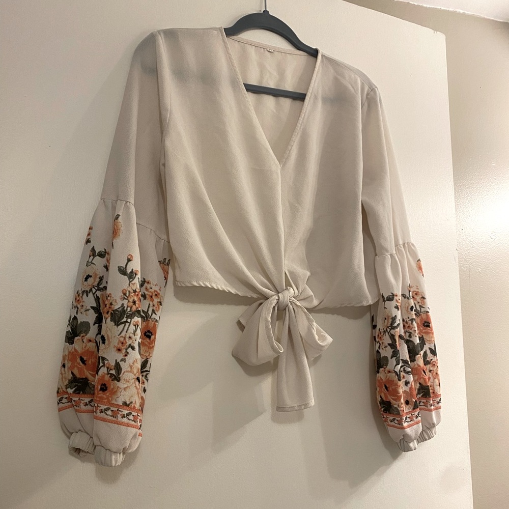 Shein Crop Top with Floral Print